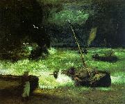 George Inness Off the Coast of Cornwall oil painting